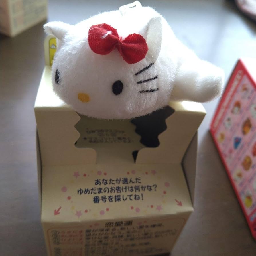 ゆめ玉ハローキティお守りマスコット（入手困難）空き箱セット